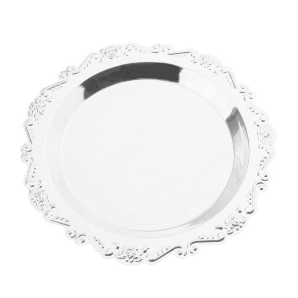 上質 フルーツ皿 ペストリー プレート 金属 大皿銀食器 料理 食器