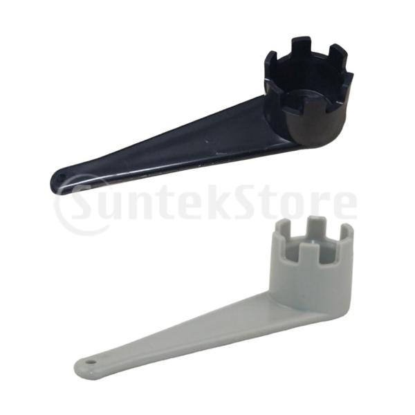 インフレータブルボートのエアバルブの取り外し/修理用のプレミアムPVCレンチ6穴安全エアバルブ用6溝レンチ軽量、強力、耐久性、ポータブルエアバルブの取り外しと取り付けが簡単で便利カヤック、カヌー、インフレータブルボート、ディンギー、いかだ、...