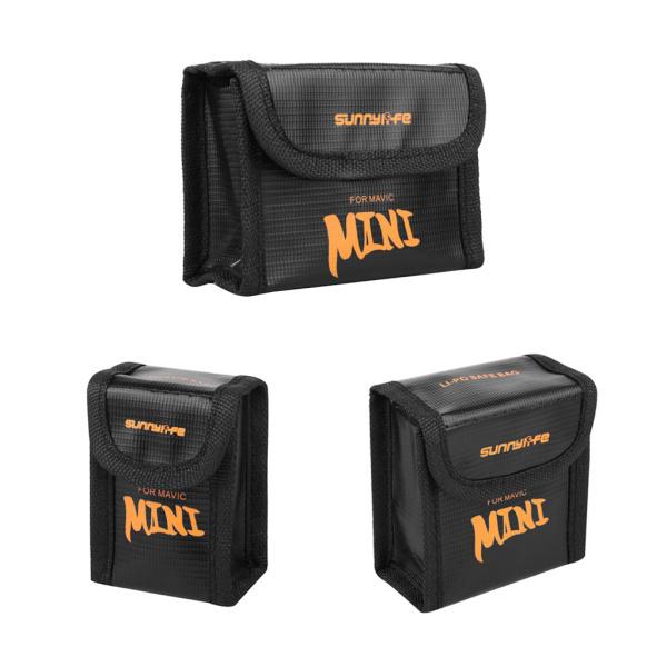 リポバッテリーバッグ バッテリー保護バッグ 収納袋 高温保護 DJI MAVIC MINIに適用 全3選択