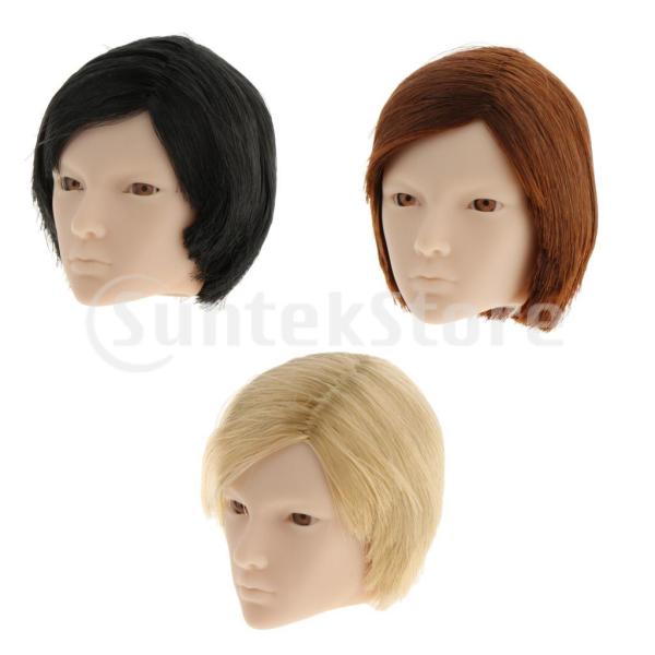 1/6 フィメール ヨーロピアン ヘッド（茶髪ショートヘア）（KT010B） 1/6 フィメール ヨーロピアン ヘッド（茶髪ショートヘア