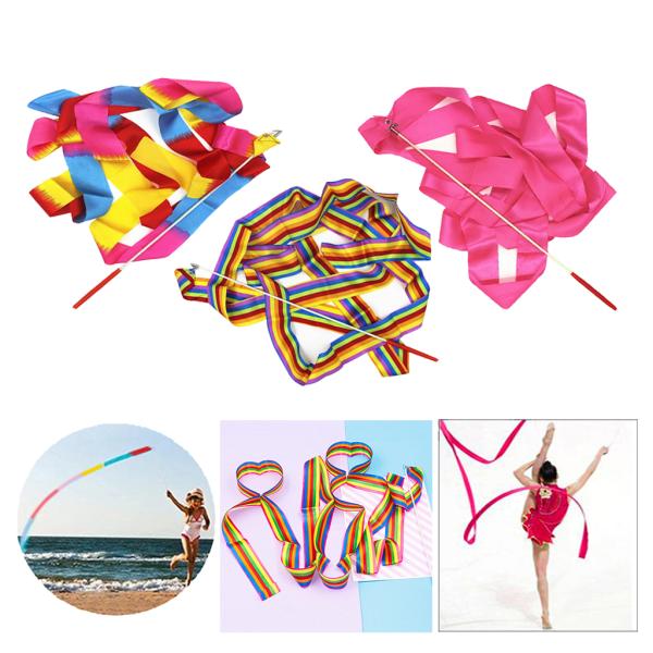 説明:これらはシルクリボンのようなもので.軽量で滑らかで柔らかく.体操やダンスのとき.リボンが空を飛んでいるのでとても美しくなります.3歳以上の子供に適しており.子供の知性を発達させるだけでなく.身体能力も向上させます.スピニングスティック...