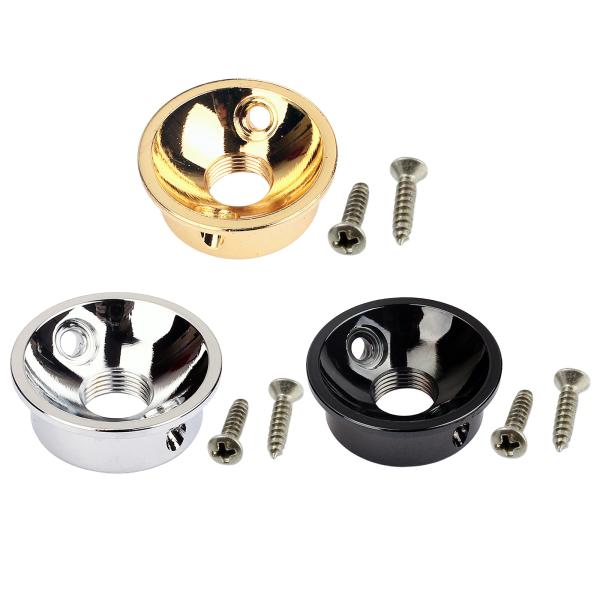 説明:Tスタイル用エレキギタージャックプレートエレクトロソケットエレクトリックギター用の取り付けネジ付きの磨かれた仕上げの1xエレクトロソケットジャックプレート.パーツは1/4インチのジャックでの使用を目的としており.7/8インチの取り付け...