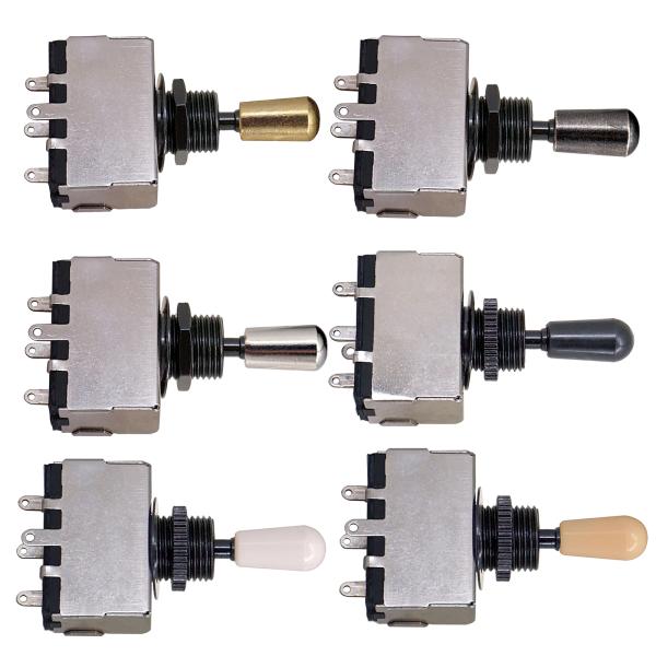 説明:閉じた3ウェイエレクトリックギターピックアップセレクタートーンスイッチ銅ノブとトグル金属製の建設.電気ギター3ウェイスイッチ固体.耐食防止および敏感な操作をノイズなし).使いやすく.使いやすくするのが便利ですあなたのギターの古いまたは...