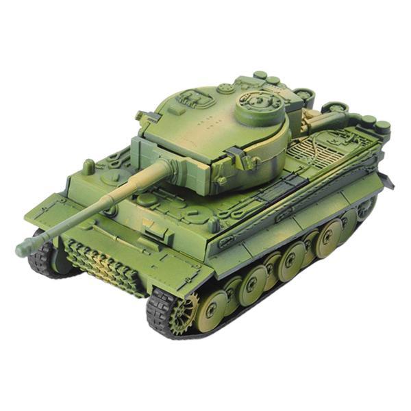 戦車ジオラマ　1/72 ドイツタイガー戦車とUS装甲車+カーゴトラック 戦車ジオラマ 1/72 ドイツタイガー戦車とUS装甲車+カーゴ