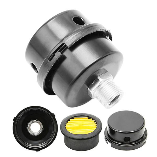 説明:オイルレスエアコンプレッサーに適したエアコンプレッサーサイレンサーフィルターコンプレッサーの騒音を低減し.エアコンプレッサーの優れたアクセサリーであり.設置が簡単です.エアコンプレッサーの吸気口に広く使用されており.吸気音を大幅に低減...