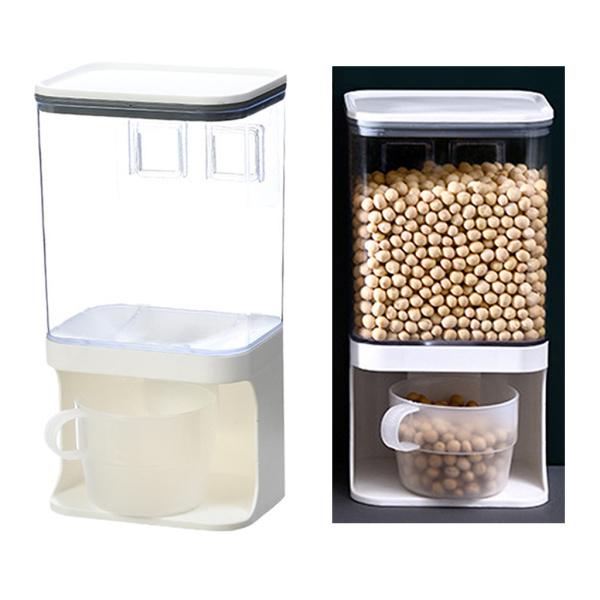 穀物容器 豆類バケツ 豆類収納ボックス 穀物貯蔵ボックス 穀物収納容器 食品保存容器 高品質 多機能 大容量 密封性 防湿性 広い用途 小麦粉収納 砂糖 収納 Stkショップ 通販 Yahoo ショッピング