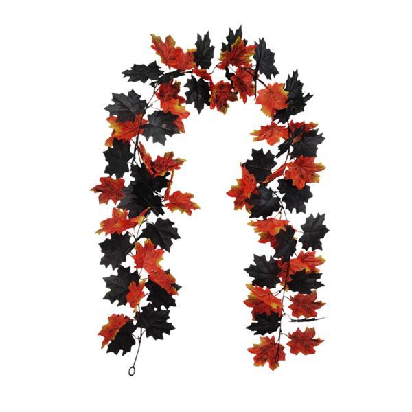 ハロウィーンの花ガーランドルームつる 造花赤いバラの装飾屋外フラワーガーランド屋内ハンギングガーランド結婚式のパーティーのホームウォール Stkショップ 通販 Yahoo ショッピング