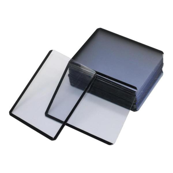 25x透明カードスリーブプラスチックセミリジッドカードカバークレジットカード名札トレーディングカード用の柔らかい防塵フォトオーガナイザー Stkショップ 通販 Yahoo ショッピング