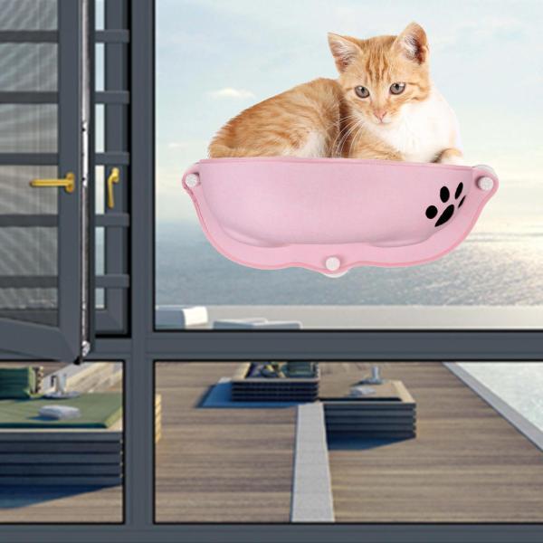 猫の窓のハンモック休憩席日光浴用ベッドサクションカップ猫の窓のとまり木