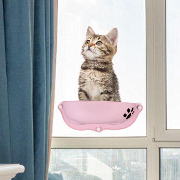 猫の窓のハンモック休憩席日光浴用ベッドサクションカップ猫の窓のとまり木