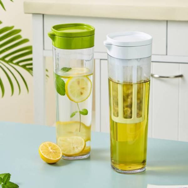 New売り切れる前に ピッチャー おしゃれ 横置き スリムジャグ 冷水筒 麦茶ポット 水差し ティーポット コーヒーカップ 茶こし 省スペース 耐熱 冷蔵庫 飲み物 Aynaelda Com