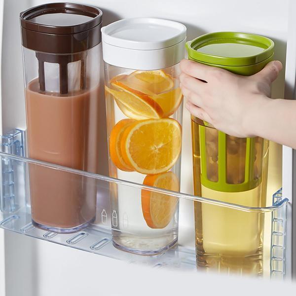 New売り切れる前に ピッチャー おしゃれ 横置き スリムジャグ 冷水筒 麦茶ポット 水差し ティーポット コーヒーカップ 茶こし 省スペース 耐熱 冷蔵庫 飲み物 Aynaelda Com