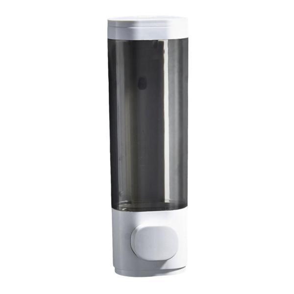 説明:手動石鹸ディスペンサー:300mlの手動石鹸ディスペンサー.詰め替え可能.再利用可能.大容量.頻繁に石鹸を交換することは避けてください.家族に便利です.耐久性があり長持ち:プレミアムABSプラスチック製の壁掛け式液体石鹸ディスペンサー...