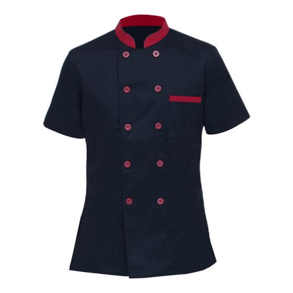 食品業界のパブウェイトレスのためのシェフの服の肌に優しい半袖