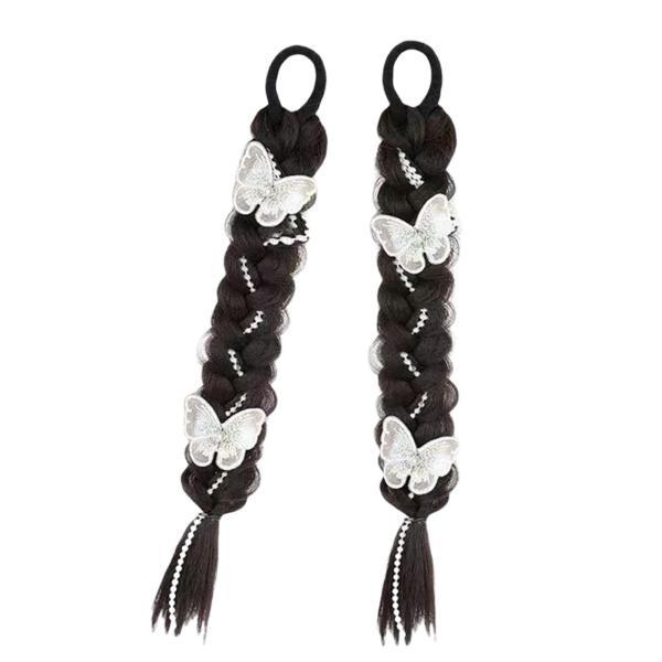 説明:特徴: ロング ポニーテール エクステンション ウィッグは.高品質の素材で作られており.スタイリッシュで滑らかで柔らかいです.使いやすい:シュシュ付きの編組ポニーテールエクステンション.髪に結ぶだけです.長さ:  45cm/17.72...