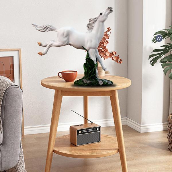 抽象的な馬の彫像動物の彫刻の工芸品納屋の結婚式の家のキャビネットの