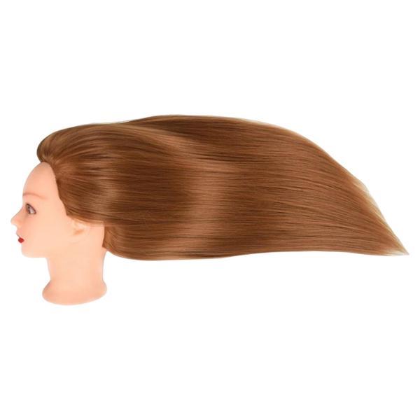 説明:マネキン ヘッド: マネキン ヘッド ヘア スタイリング トレーニング ヘッド モデルは.矯正.編組.カーリング.カット.ヘア スタイリングなどの練習に最適です.また.さまざまな帽子やアクセサリーのディスプレイにも使用できます.プレミ...