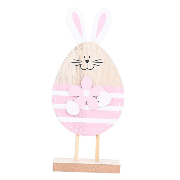 説明:素材: かわいいウサギの置物像は.高品質の木製素材で作られており.長時間使用しても丈夫で耐久性があります.精巧な職人技: 精巧なディテール.かわいい形.リアルで鮮やかな卵型のイースターバニーオーナメント.イースターの装飾: 春のイース...