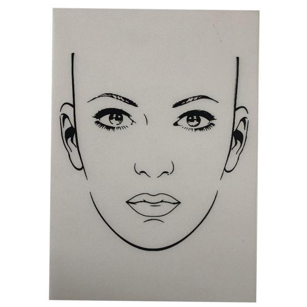 Faces 練習、 フェイスペインティング練習およびディスプレイツール 210mm×297mm メイクアップ練習、 フェイスペインティングス