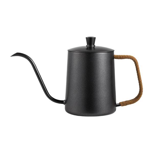 コーヒーケトル ティーポット コーヒードリップポット ティーケトル 快適なグリップ 防錆 耐久性のある細長い注ぎ口 コーヒーポット キャンプ