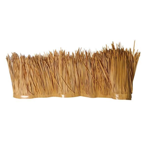 人工わら屋根茅葺き 39.4x19.7 インチの付属品 PE 合成材料 : STK