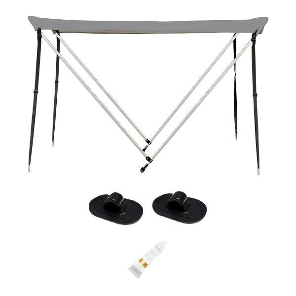 説明:[プレミアムで信頼できる]インフレータブルボートキャノピーサンシェードは.コーティングとアルミニウム合金ポールを備えた高品質のオックスフォード生地で作られており.耐引裂性.防水性.軽量.日焼け止め.耐久性に優れています.[折りたたみ式...