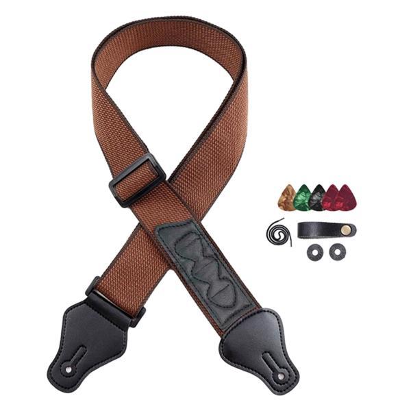 説明:[パッケージ] パッケージにはギターストラップ.ヘッドストックストラップ.ピック.ラバーストラップバックルが含まれます.[万能]ピックホルダー付きギターストラップは.エレクトリック.アコースティック.ベース.セミアコースティック.クラ...
