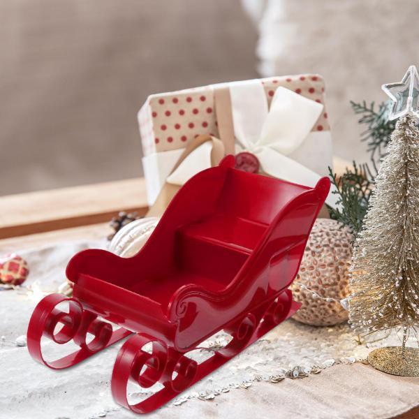 サンタそり ミニチュアそり クリスマス 卓上飾り グッズそり