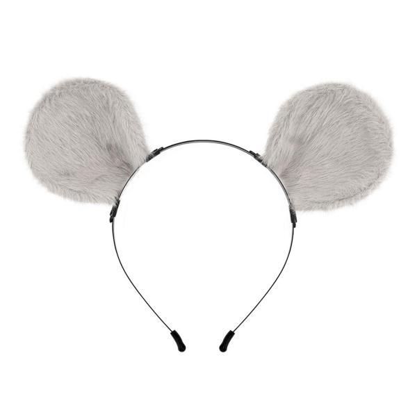 ネズミ耳カチューシャ帽子かぶとアニメぬいぐるみコスチューム頭飾り動物ヘッドバンドカーニバルロールプレイホリデークリスマス用