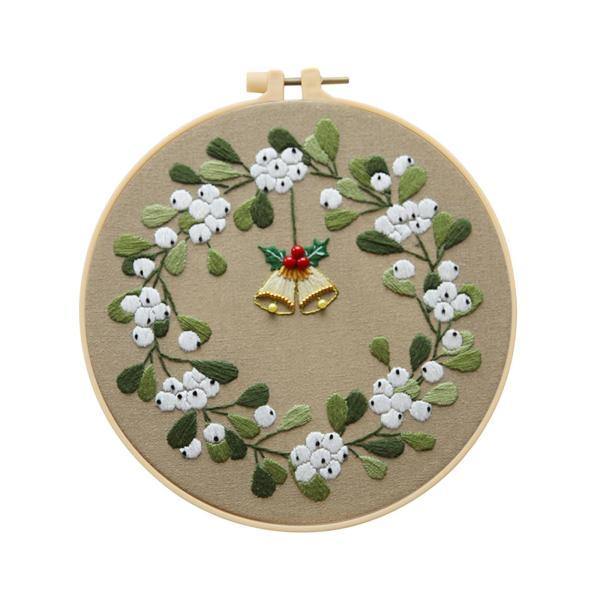 mototin　1204040クリスマス限定品 クリスマス刺繍 スターター 手刺繍 装飾画 説明書付き