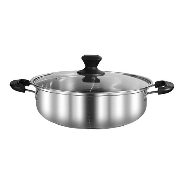 説明:[仕切り付きホット]仕切り付きしゃぶしゃぶ鍋は.2つの異なる味を実現するように設計されており.熱が均一に伝導されます.[プレミアム素材]しゃぶしゃぶ鍋は高品質のステンレス鋼素材で作られており.表面は滑らかで.耐久性があり.軽量です.[...