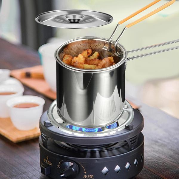 揚げ鍋 日本の天ぷらフライヤー ミルクパン 多目的調理器具 油 揚げ鍋 日本の天ぷらフライヤー ミルクパン 多目的調理器具 油