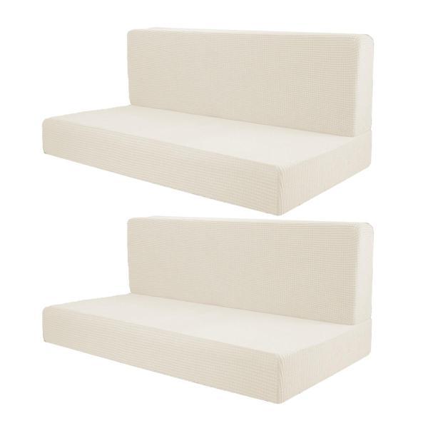 説明:[パッケージ内容]: RV シートクッションカバー 4 枚 (背もたれカバー 2 枚.ベンチカバー 2 枚) が含まれており.家具を損傷から保護します.[素材]:このRVシートクッションカバーはポリエステル製で.柔らかく伸縮性があり....