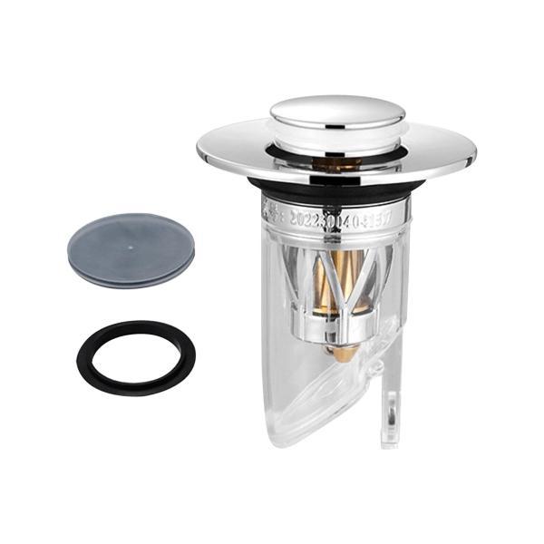 説明:[高品質素材]: この浴室のシンクストッパーは高級銅とPC素材で作られており.耐久性と長期間の使用を保証します.[取り付け簡単]: このポップアップドレンフィルターの取り付けは簡単です.純正プラグを取り外して当社のプラグと交換するだけ...