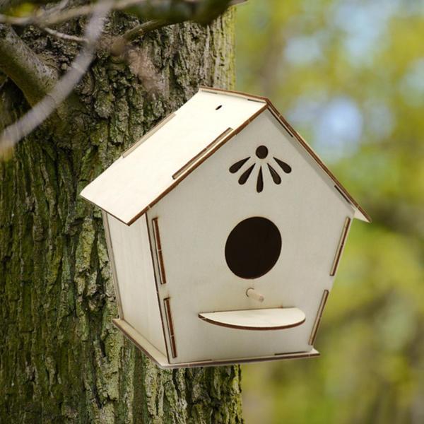 DIY 木製鳥の巣 巣箱 組み立て不要 鳥かご飾り 工芸品 鳥かご DIY 木製鳥の巣 巣箱 組み立て不要 鳥かご飾り 工芸品 鳥かご