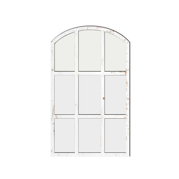 説明:[装飾ミラー]: ミニマリストなデザイン.模造窓のアーチ装飾ミラー.木製フレームのエッジ.ご自宅に高級な装飾的な雰囲気を与えます. [高級素材]: 壁掛け装飾ミラーは木材とアクリル素材で作られており.実用性と装飾性を兼ね備えています....