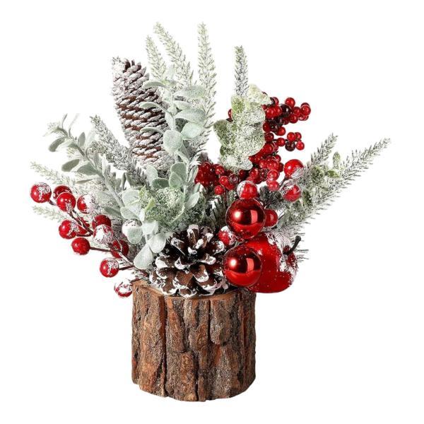 小さなクリスマスツリー クリスマスフラワーアレンジメント