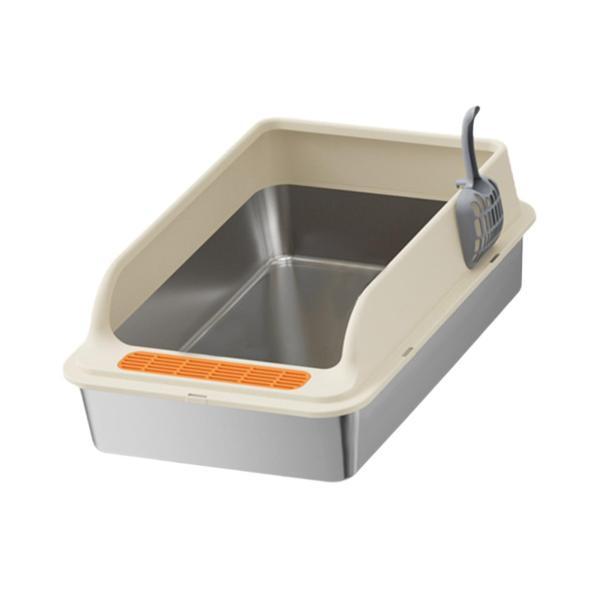 説明:[素材]: ステンレススチール製の猫用トイレは.厚手のステンレススチールとPP素材で作られており.長期間の使用が可能で変形しにくいです. [サイズ]: オープントップペット用トイレボックスのサイズは50cmx35cmx20cmで.猫砂...