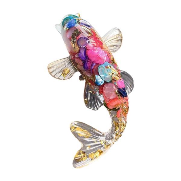 説明:[サイズ情報]コンパクトな鯉の魚の像の寸法は約6cmx4cmx2cm/2.36インチx1.57インチx0.79インチ. [ガラス素材]鯉の魚の置物デスクコレクションはガラス製で.軽量で耐摩耗性のある素材です. [用途]金魚の鯉の置物は...