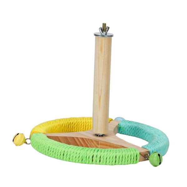 説明:[インタラクティブなプレイとエクササイズ]:このオウムスタンドには.ペットの鳥にエンターテイメント.噛み.くちばしと爪の魅力的な環境を提供するように特別に設計された回転するディスクのおもちゃがありますサイズチャート: 21cmx21c...