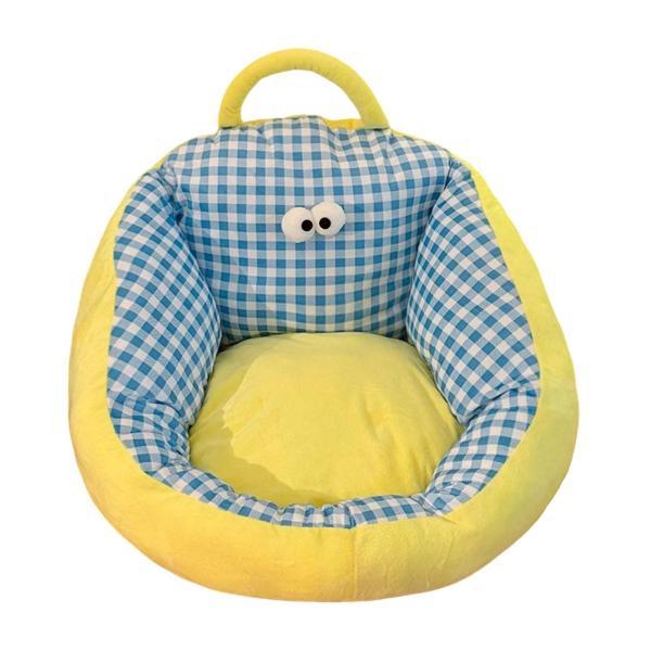 説明: [愛らしいデザイン]: かわいい漫画の形と明るいチェック柄が特徴で.お子様の読書コーナーや遊び場に楽しいアクセントになります. [ソフトな快適さ]: シルクコットンを詰めた豪華なベルベット素材で作られたこのクッションは.毎日のリラッ...