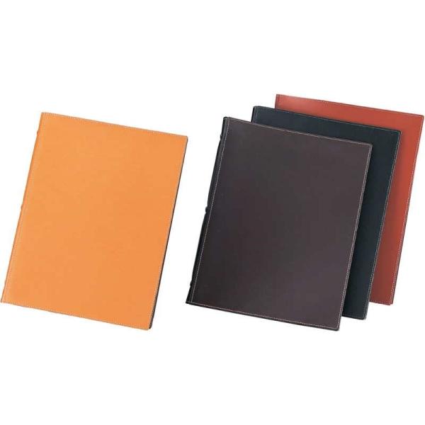 真鍮と本革のファイル A4】ルーズリーフファイル バインダー