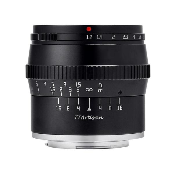 X マウント　TTArtisan 50mm f/1.2 単焦点レンズ stkb_50mm-f12c-x-b