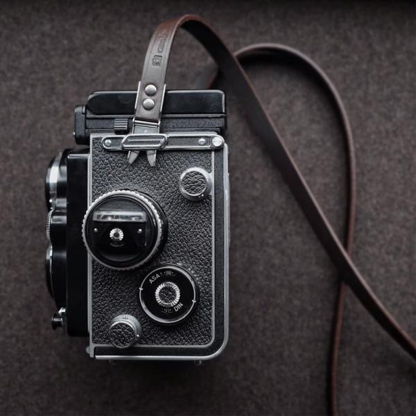 cam-in �J�j�܃X�g���b�v ���[���C�t���b�N�X Rolleiflex�p �{�v ���U�[ �v ������� ��჌�t �΂߂��� ��� �_�[�N�u���E�� CAM3363 ���i�摜4
