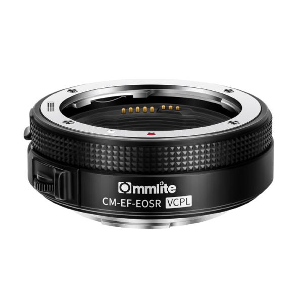 Commlite（コムライト）「CM-EF-EOSR VCPL」は、キヤノンEFマウントレンズをキヤノンRFマウントのミラーレスカメラに装着する為の電子マウントアダプターです。可変式C-PL（円偏光）フィルターを内蔵しており、アダプター側面...