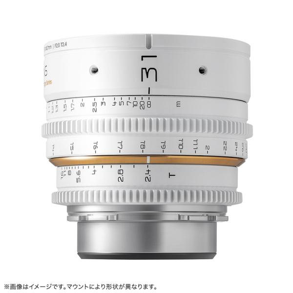 毒鏡 DULENS APO MiniPrime 31mm T2.4 キヤノンEFマウント rfレンズ シネマレンズ 単焦点 広角 映画撮影用 ホワイト