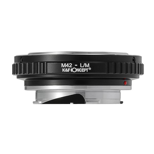 M42マウントレンズをライカMマウントのカメラボディに装着するための、マウント変換アダプターです。「KF-42M2」は、旧型「KF-42M」の改良型で、TECHART（テックアート）LM-EA7（ライカＭマウントレンズ - ソニーα.Eマウ...