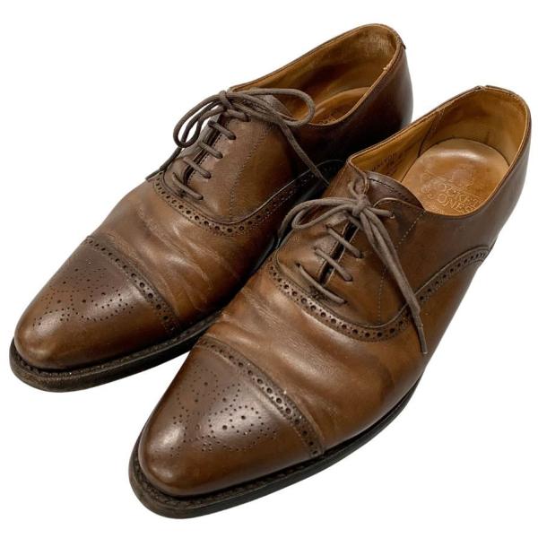 クロケット&ジョーンズ レザーシューズ セミブローグ MALTON