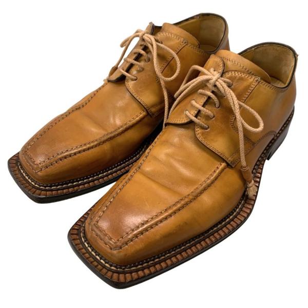 【希少色】STEFANO BRANCHINI Uチップ 7 パティーヌブラウン 希少色】STEFANO BRANCHINI Uチップ 7 パティーヌブラウン 希少