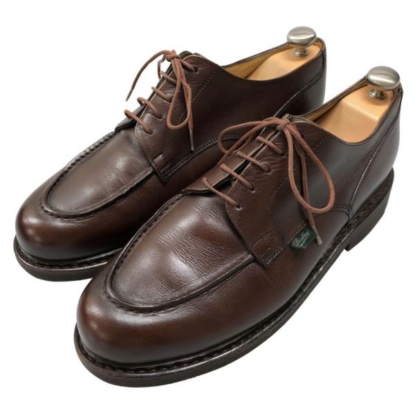 パラブーツ Uチップ シャンボード ダークブラウン UK9.5 paraboot パラブーツ Uチップ シャンボード ダークブラウン UK9.5 paraboot
